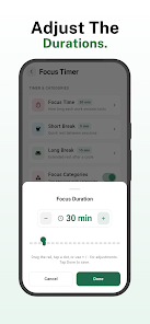 Pomorix screenshot 2: custom session setup